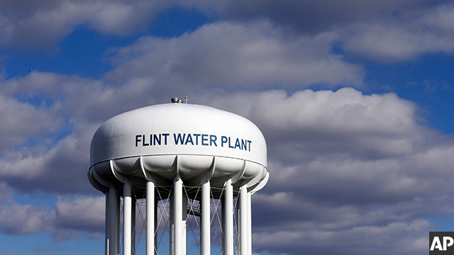 Flint Lead Poisoning Image - Flint Water Tower